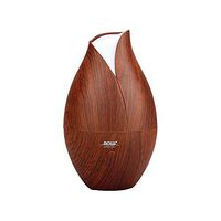 NOW Essential Oils, Ultrasonic Faux Wood Aromatherapy Oil Diffuser, Contemporary Design, Extremely Quiet Heat Free, Color Changing LED Diffuser