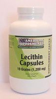 Lecithin 19 Grain American Supplements 250 Softgel