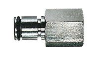 CPC (Colder) MC2602 CPC (Colder) MC2602 Metal Quick-Disconnect NPT(F) Pipe Adapter Insert; Straight-Through, 1/8" NPT(F)