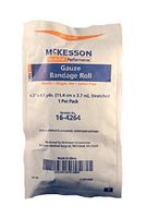 McKesson Medi-Pak Performance Gauze Bandage Roll 4.5 Inch X 4.1 Yard Roll - Case