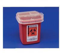 Kendall 8901SA Kendall Sharps Container 1/2 Quart (Travel Size), 0.5 quarts