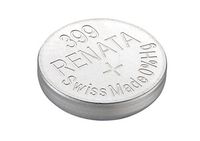 Renata Watch Battery Swiss Made Renata 399 or SR927SW Or AG7 1.5V (1 Battery, 399 or SR 927 SW)