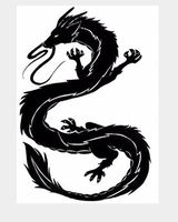 Haku Dragon Spirited Away Sticker Decal Studio Ghibli White Car Window Wall Macbook Notebook Laptop Vinyl Decal