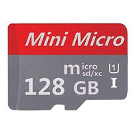 HH 128GB SD Micro Memory Card with Free Adapter, High Speed 128GB SD Micro Card Class 10 Memory Card for Memory Expansion, Movie Music Storage, Portable Carrying, Data Copy and Traffic Recorder Mem