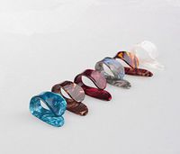 Higere Ten PCS Guitar Paddle Tumb Picks Plectrum Set (Mix Color)