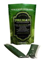 Spirulina 12 Sticks Pack 12 Day Supply Spirulina Live Flash Frozen 100% Pure Grown in Alkaline Water Grown, Harvested and Frozen in The USA Most Complete Super Food and Natural Multivitamin