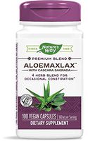 Nature's Way Aloe MAXLAX, 100 Vcaps (Pack of 2)