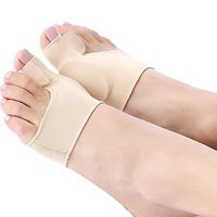 Hallux Valgus Corrector Bunion Corrector Bunion Relief Sleeve Toe Straightener Sleeve Protector Thumb Foot Corrector Adjustable Orthopedic Bunion Corrector with Toe Strap for Maximum Comfort (1 Pair)