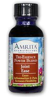 AMRITA Aromatherapy: Joint Ease Tri-Essence Power Blend; All Natural Herbal Extracts, Flower Essences & Essential Oils of Cypress & Wintergreen -Size: 30ML