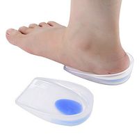 Silicone Gel Heel Cups Plantar Fasciitis Heel Cushion Pain Relief Shock Absorption Heel Pads for Callus Corns Bone spur Unisex (L(Women: 10.5-12 / Men: 8.5-13))