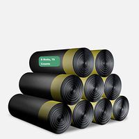 Drawstring Garbage Bag Large Unscented Universal Garbage Bag Trash Can Lining Household Trash Can, Kitchen, Bathroom Garbage Bag (Size : 50X55CM - 5 Rolls)