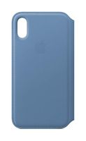 Apple Leather Folio (for iPhone Xs) - Cape Cod Blue