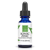 Natural Ionic Zinc Liquid Concentrate by CBD Scientific | Proprietary Blend of Zinc Sulphate Monohydrate & Heptahydrate. Boosts Immune System and Relieves Stress. Proven Acne Remedy. 1 fl oz (30 mL)