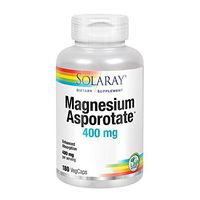 Solaray Magnesium Asporotate 400 mg | Aspartate, Orotate & Citrate Complex | Healthy Heart, Muscle, Nerve & Circulatory Function Support | 180 VegCaps