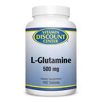 Vitamin Discount Center L-Glutamine 500mg, 100 Tablets