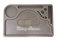 Blazy Hemp Plastic Rolling Tray | Made with Real Hemp | Versatile Tool Holders