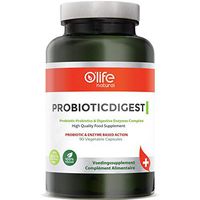 ProbioticDigest | Probiotics (Ideal 10 Billion CFU) + Prebiotics + 8 Different Digestive Enzymes | Both for Women & Men | Bloating, Constipation & Gas Relief - Better Digestion - 90 Vegan caps