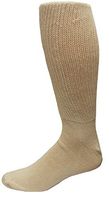 Foot Galaxy Diabetic Socks, Men 12-15, Natural, 6 Pair