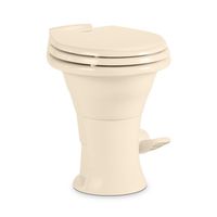 Dometic Bone 310 Series Standard Toilet 302310033, 19.75" Height, Slow Close Wood Seat