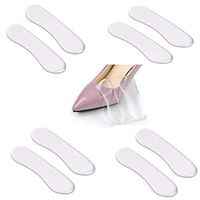 Candy86 4 Pairs High Heel Pads Heel Grip Liner Self Adhesive Shoe Stickers for Relief Heel Pain