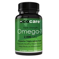 Pure Fish Oil 2000 MG Joint Support, Immune, Heart Health, Brain, Eyes, Skin Best Non-GMO Burp-Less Fish Oil, No Fishy Aftertaste