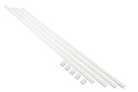 10 ft Cable Raceway Self-Adhesive Kit for Cord Organizing and Hiding - White - Each Strip is 0.78 x 0.39 x 30 inches