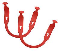 A&R Sports Hockey Helmet Ear Sling (Pair), Red