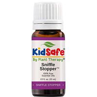 Plant Therapy Essential Oils Sniffle Stopper Synergy - Respiratory Support Blend 100% Pure, KidSafe, Undiluted, Natural Aromatherapy, Therapeutic Grade 10 mL (1/3 oz)