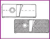 Nu-Form Support Belt 2-3/8" Opening, 6" W, 36" to 40" Waist, Large, Regular Elastic - 6332EA - 1 Each / Each