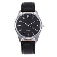Fxbar, Mens Simple Business Fashion Analog Wrist Watch Quartz Bracelet Watches Dress Watch(D)