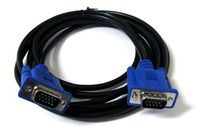 FYL 10FT 15 PIN BLUE SVGA VGA ADAPTER Monitor M/M Male To Male Cable CORD FOR PC TV
