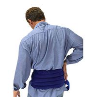 Hot & Cold Therapy Pack- Spine & Back - Natural & Reusable Heating Pad - by SensaCare (Blue Corduroy)