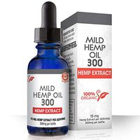 Hemp Oil for Pain, Anxiety & Stress Relief - 300mg - 100% Organic Hemp Extract Drops - Natural Anti-Inflammatory, Joint Support Helps with Better Sleep & Mood - Grown and Made In USA - with MCT Oil