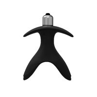 ☀MiaoC Sex Silicone Vibration Anal, Silicone V Port Plug Anal Toys Opening Butt Plug G-Spot Massage Shock Toy