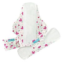 Charlie Banana 3 Feminine Pads Super+ Butterfly, 0.4 Pound