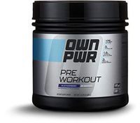 OWN PWR Pre Workout Powder, Blue Raspberry, 30 Servings, Keto Friendly, 3G Creatine, 1.6G Beta Alanine (as CarnoSyn), 175 MG Caffeine & more