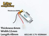 3.7V 4000mAh 606090 Lithium Polymer Rechargeable Battery Lithium Polymer Li-Po Battery for MP4 GPS MP3 Bluetooth Stereo DIY Gift