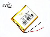 BIHUADE 3.7V 606168 3500MAH Lithium Polymer Li-Po Rechargeable Battery for DIY Mp3 MP4 MP5 GPS