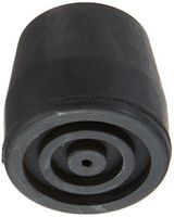 Sammons Preston Multi-Purpose Tip, Replacement Tips, Cane Tips, Walker Tips, Crutch Tips, Flat Bottom, Size 3/4", Black, Durable, Skid-Resistant Traction, Stable Cane Support Base, Single Tip