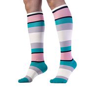 Trtl Compression Socks (Medium, New York) - Gentle Graduated Compression (15-20mmHg), Comfort and Hugs The Natural Curves of Your Legs and Feet