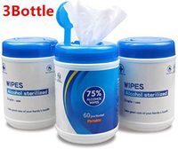 180pcs（3 Bottles） Disposable Wet Wipes 75 Alcohol Car Antiseptic Cleaning Swabs Pads Wipes Cleanser Portable for Toys,Home,Office, Restaurant 3 Bottle