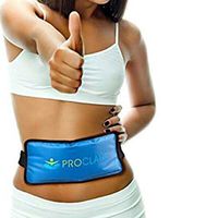 PROCLAUS Heating Pad For Neck Shoulder Back Pain and Sleep Mask (Puffy eyes) | Standard Large Reusable Ice packs For Injuries : 11''x4.72''  - EG-52318 -