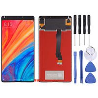 JUNXI Phone case Phone Cover LCD Screen and Digitizer Full Assembly for Xiaomi MI Mix 2S(Black) (Color : Black)