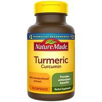 Nature Made Turmeric Curcumin 500 mg Capsules, 120 Count for Antioxidant Support† (Packaging May Vary)