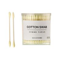 400 Count Double-Side Ear Swabs Sterile Cotton Swab for Make up and Health