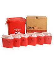 28 Gallon Retrieval Program with Six 5 Quart Sharps Containers