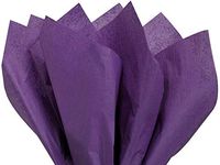 Purple Art DIY Crafts Tissue Paper for Gift Wrapping 15"X20" 5 Sheets