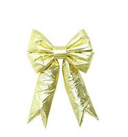 BIG CITY BARGAINS Jumbo Structural Holiday Gold Bow (18, Jumbo)