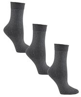 Diabetic Socks for Women by Sugar Free Sox - Maximize Circulation & Comfort - Womens Sock Size 9-11 - Grey Crew 3 Pack