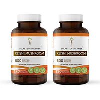 Reishi Mushroom 120 Capsules(2 pcs.), 800 mg, Organic Reishi Mushroom (Ganoderma Lucidum) Dried Mushroom (2x120 Capsules)